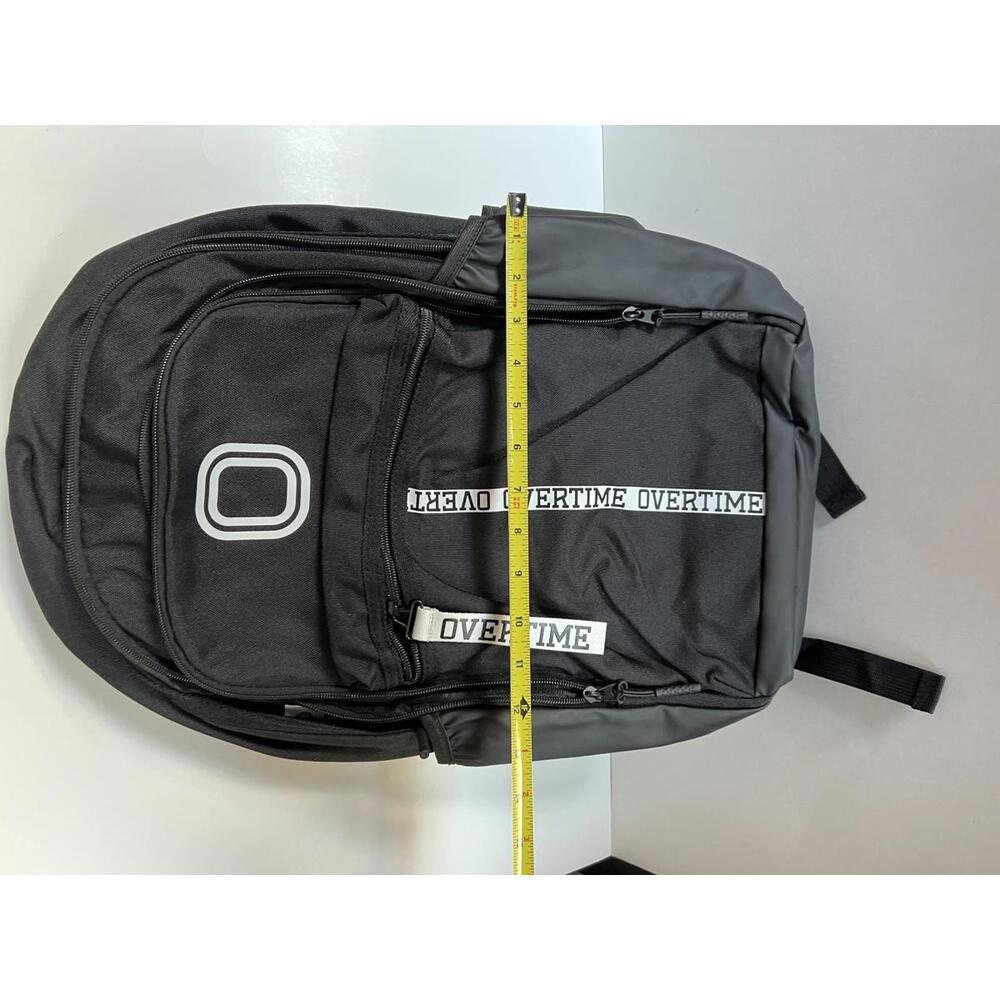 Overtime Black Backpack with Multiple Compartments - Picture 3 of 7